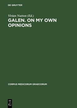 Hardcover Galen. on My Own Opinions Book
