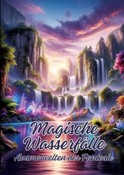 Magische Wasserfälle: Ausmalwelten der Fantasie (German Edition)