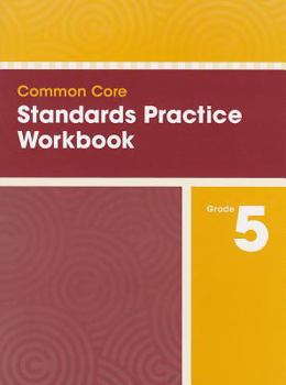 Paperback Common Core Standards Practice Workbook Grade 5 Book