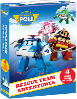 Board book Robocar Poli: Rescue Team Adventures Box: 4 Books Included Book