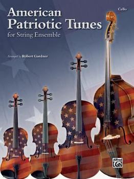 Paperback American Patriotic Tunes for String Ensemble: Cello Book