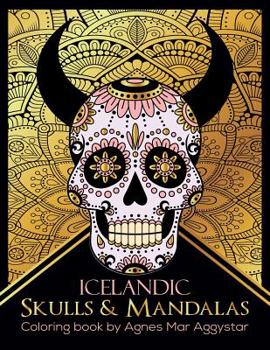 Paperback Skulls & Mandalas: Colouring book by Agnes Mar Aggystar Book