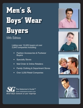 Paperback Men's & Boys Wear Buyers Directory 2022 Book