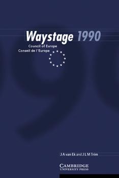 Paperback Waystage 1990: Council of Europe Conseil de l'Europe Book