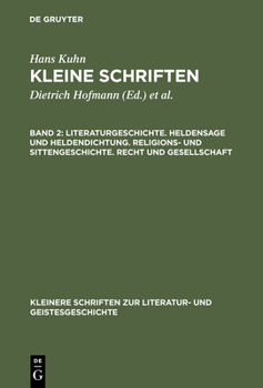 Hardcover Literaturgeschichte. Heldensage Und Heldendichtung. Religions- Und Sittengeschichte. Recht Und Gesellschaft [German] Book