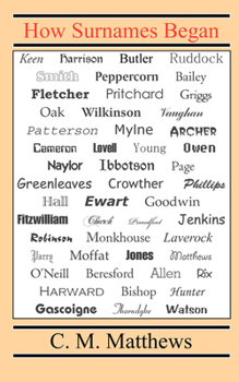 Paperback How Surnames Began Book