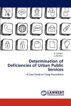 Paperback Determination of Deficiencies of Urban Public Services Book