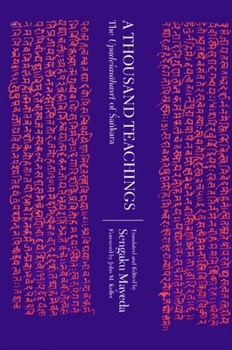 Paperback A Thousand Teachings: The Upadeśasāhasrī of Śaṅkara Book