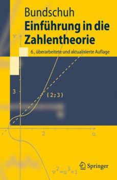 Paperback Einf?hrung in Die Zahlentheorie [German] Book