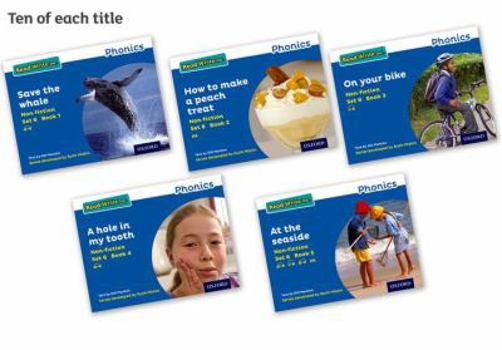 Paperback Read Write Inc. Phonics: Blue Set 6 Non-fiction Pack of 50 Book