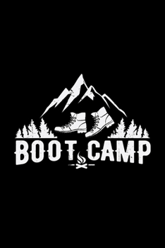 Paperback Boot camp: 6x9 Camping - dotgrid - dot grid paper - notebook - notes Book