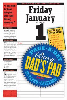 Calendar Busy Dad's 2010 Calendar Book