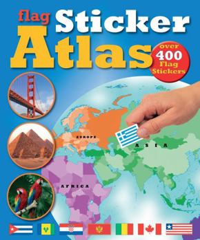 Paperback Flag Sticker Atlas Book