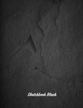 Sketchbook Black: Personalized Sketch Book 8.5x11 Gift for Adults, Kids and More