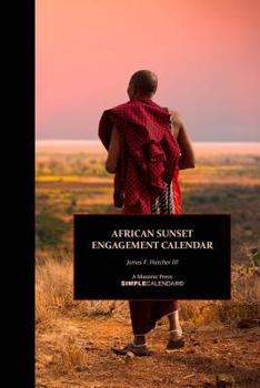 African Sunset Engagement Calendar