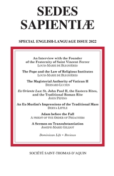 Paperback Sedes SapientiÆ: Special English-Language issue 2022 Book