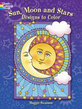 Paperback Sun, Moon and Stars Designs to Color Book