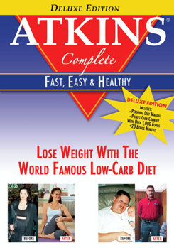 DVD Atkins Complete: Fast, Easy & Healthy Book