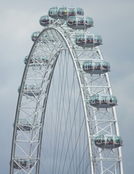 Notebook: Journal/Diary/Notebook - London Eye - 150 Lined Pages - 8.5"x11" - Softcover - Great for everyday use!