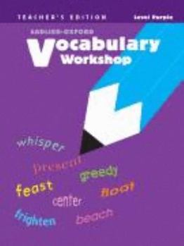 Paperback Vocabulary Workshop, Level Purple, Teacher's Edition Book