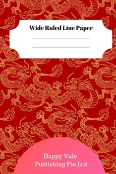 Paperback Cute Dragon Foot Theme Wide Ruled Line Paper Book