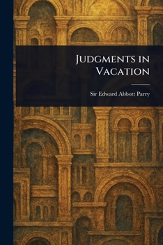 Paperback Judgments in Vacation Book