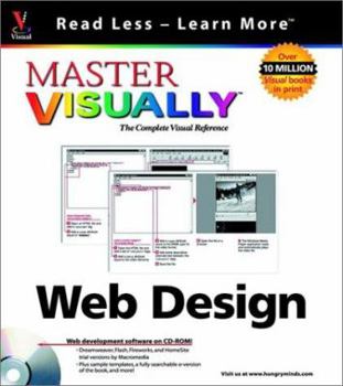 Paperback Master Visually TM Web Design [With CDROM] Book