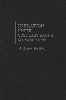 Hardcover Inflation Under Cost Pass-Along Management Book