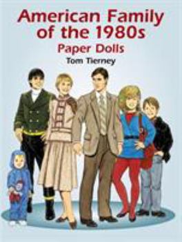 Paperback American Family of the 1980s Paper Dolls Book