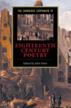Hardcover The Cambridge Companion to Eighteenth-Century Poetry Book