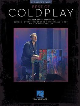 Paperback Best of Coldplay for Big-Note Piano Book