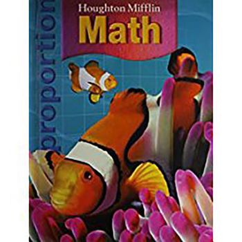 Paperback Houghton Mifflin Math: Student Book + Writie-On, Wipe-Off Workmats Grade 6 2007 Book