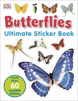 Paperback Butterflies Ultimate Sticker Book (Ultimate Stickers) Book