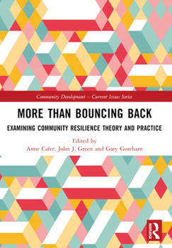 Paperback More than Bouncing Back: Examining Community Resilience Theory and Practice Book