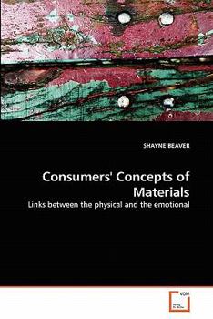 Paperback Consumers' Concepts of Materials Book