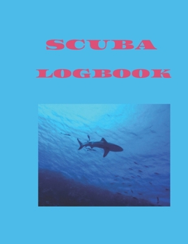 Scuba Log Book: Colorful blue diving log book 120 pages