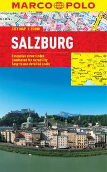 Map Salzburg Marco Polo Laminated City Map Book