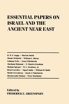 Paperback Essential Papers on Israel and the Ancient Near East Book