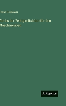 Hardcover Abriss der Festigkeitslehre für den Maschinenbau [German] Book