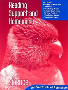 Paperback Harcourt Science: Reading Support and Homework Student Edition Grade 2 Book