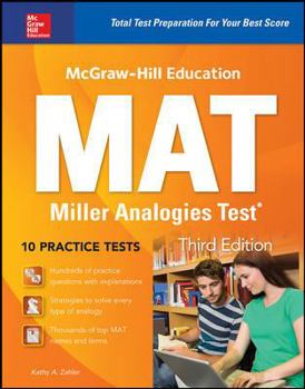 Paperback McGraw-Hill Education Mat Miller Analogies Test, Third Edition Book