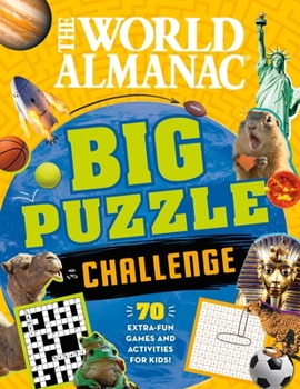 Paperback The World Almanac Big Puzzle Challenge Book