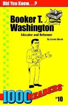 Paperback Booker T Washington: Educator and Reformer Book