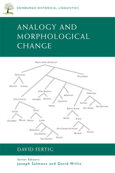 Analogy and Morphological Change - Book  of the Edinburgh Historical Linguistics