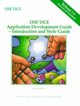 Paperback OSF DCE Application Development Guide, Volume I: Introduction and Style Guide Release 1.1 Book