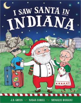 Hardcover I Saw Santa in Indiana Book