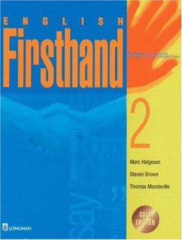Paperback Student Book with Audio CD, Level 2, English Firsthand [With CD] Book