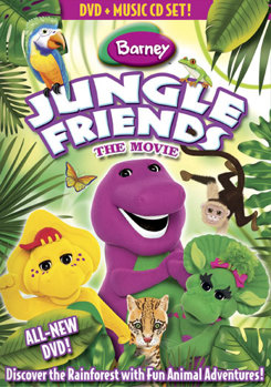 DVD Barney: Jungle Friends, The Movie Book