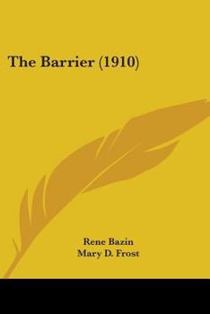 Paperback The Barrier (1910) Book