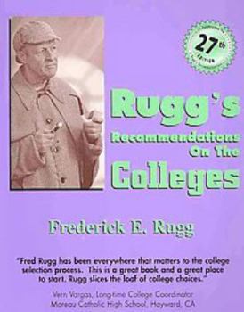 Paperback Rugg's Recommendations on the Colleges Book